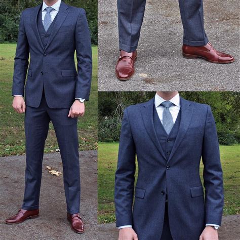 navy shoes with suit|oxblood shoes with navy suit.